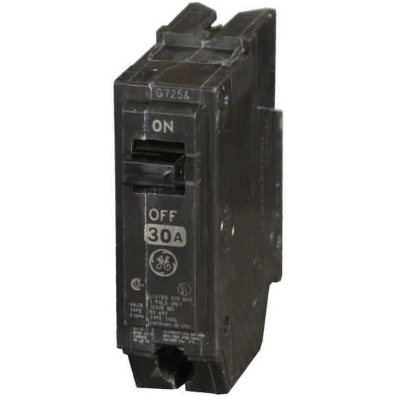 New General Electric GE THQL1130 Circuit Breaker Plug In 1 Pole 30A 120/240V
