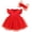 Red, variant on Mercatoo Newborn Infant Baby Girls Spring Summer Tulle Solid Sleeveless Birthday Party Romper Princess Dress Headbands Clothes Infant Dress