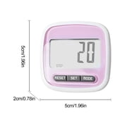 Step Counter with Large Screen Display and Smart Step & Calorie Counting for Fitness Tracking, Made of ABS