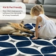 thumbnail image 5 of nuLOOM Gabriela Contemporary Trellis  Area Rug, 2' x 3', Gabriela Navy, 5 of 10