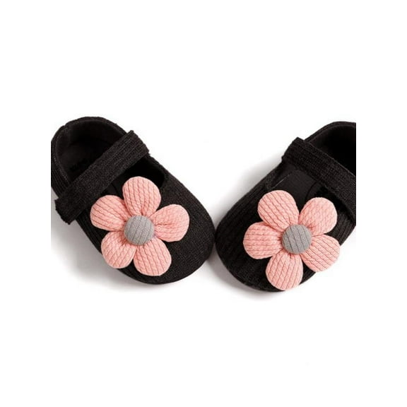 Baby Cute Flower Princess Soft-soled Toddler Cotton Fabric Shoes