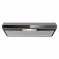 thumbnail image 1 of Campana de cocina 76 cm (30 pulgadas) Whirlpool  WH7610B en acero inoxidable negro de pared y bajo alacena, 1 of 3