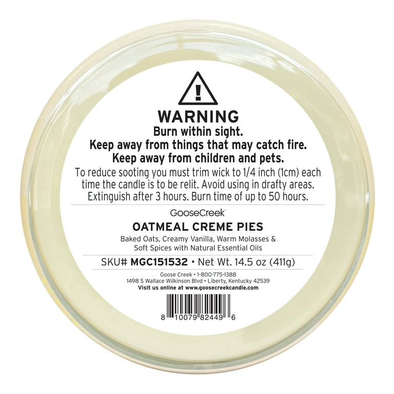 Goose Creek 3-Wick Little Debbie Oatmeal Cream Pies Scented Jar