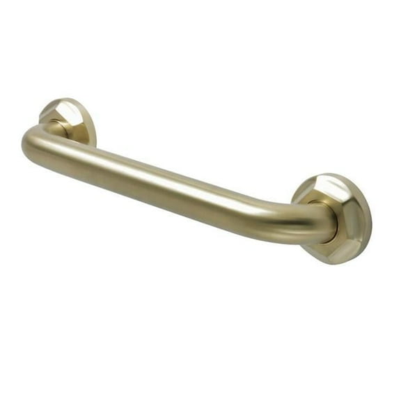 Metropolitan 12'' Decorative Grab Bar  Brushed Brass