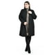 thumbnail image 1 of Abrigo largo de cuello Mao Roman Fashion /Tallas Extras, 3011 (Negro) negro 38, 1 of 6