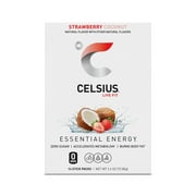 CELSIUS On The Go Energy Drink Mix, Strawberry Coconut (14 Stick Pack)