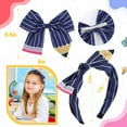 thumbnail image 3 of Back to School Bows Hair Clips, Teacher Headband for Women and Pencil Bows for Teacher Appreciation Gifts,Back to School Hair Accessories for Girls Student First Day of School, 3 of 7