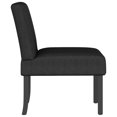 thumbnail image 2 of vidaXL Slipper Chair Black Fabric, 2 of 5
