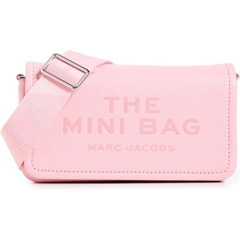 Marc Jacobs The Leather Mini Crossbody Bag - Ribbon Pink - Walmart.com