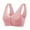 C, variant on 2 Packs Womens Bras Front Close T Back Plus Size Seamless Unlined Large Bust Underwear