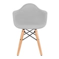 thumbnail image 3 of Silla Eames infantil con Descansabrazos – Diseño Ergonómico para Niños (GRIS), 3 of 4