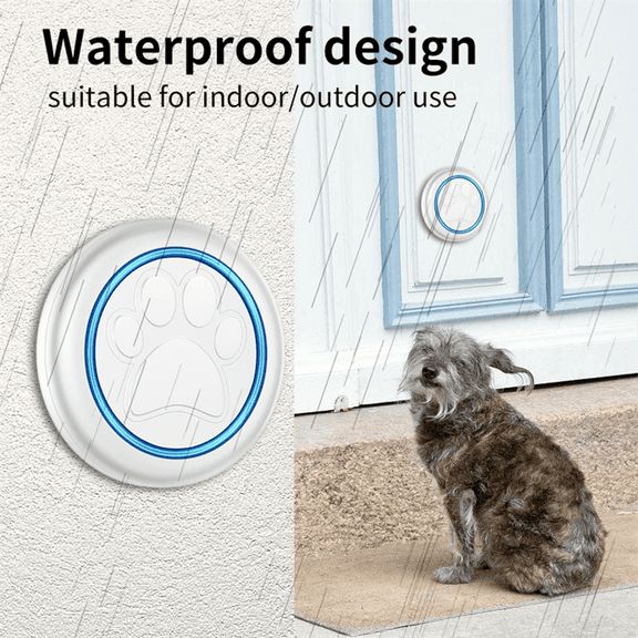 Wireless Doorbell for Cats & Dogs 300M Range 60 Songs High Volume Waterproof Smart Home ywm58