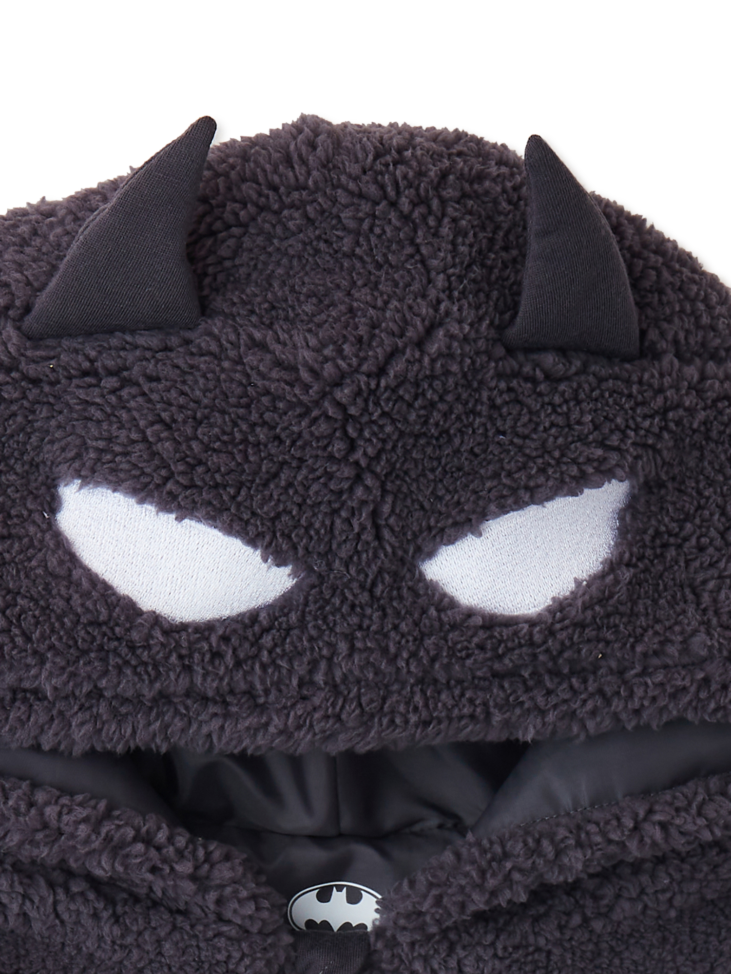 Batman Toddler Cosplay Faux Sherpa Hoodie, Sizes 12M-5T - image 2 of 6
