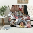 thumbnail image 3 of Custom Blanket, Personalized Blanket with Photo Text Image Collage, for Family, Friends, Birthday, Christmas, Valentine's Day, Customized Gift, 3 of 6