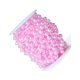 thumbnail image 1 of Ounissouiy Cadena de cuentas de perlas de imitación, cordón enrollado, accesorios de joyería artesanal, de pastel de pelo, decoración de Artesanía Rosa 30m/rollo, 1 of 6