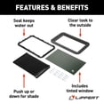 thumbnail image 3 of Kit de ventanas Lippert Components 806621, pantalla fina para autocaravana, color negro, 3 of 8