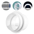 thumbnail image 4 of Miangastore Backflow Preventer Vent Blocker White Abs 1Pack 4.83x4.83x3.14in, 4 of 8