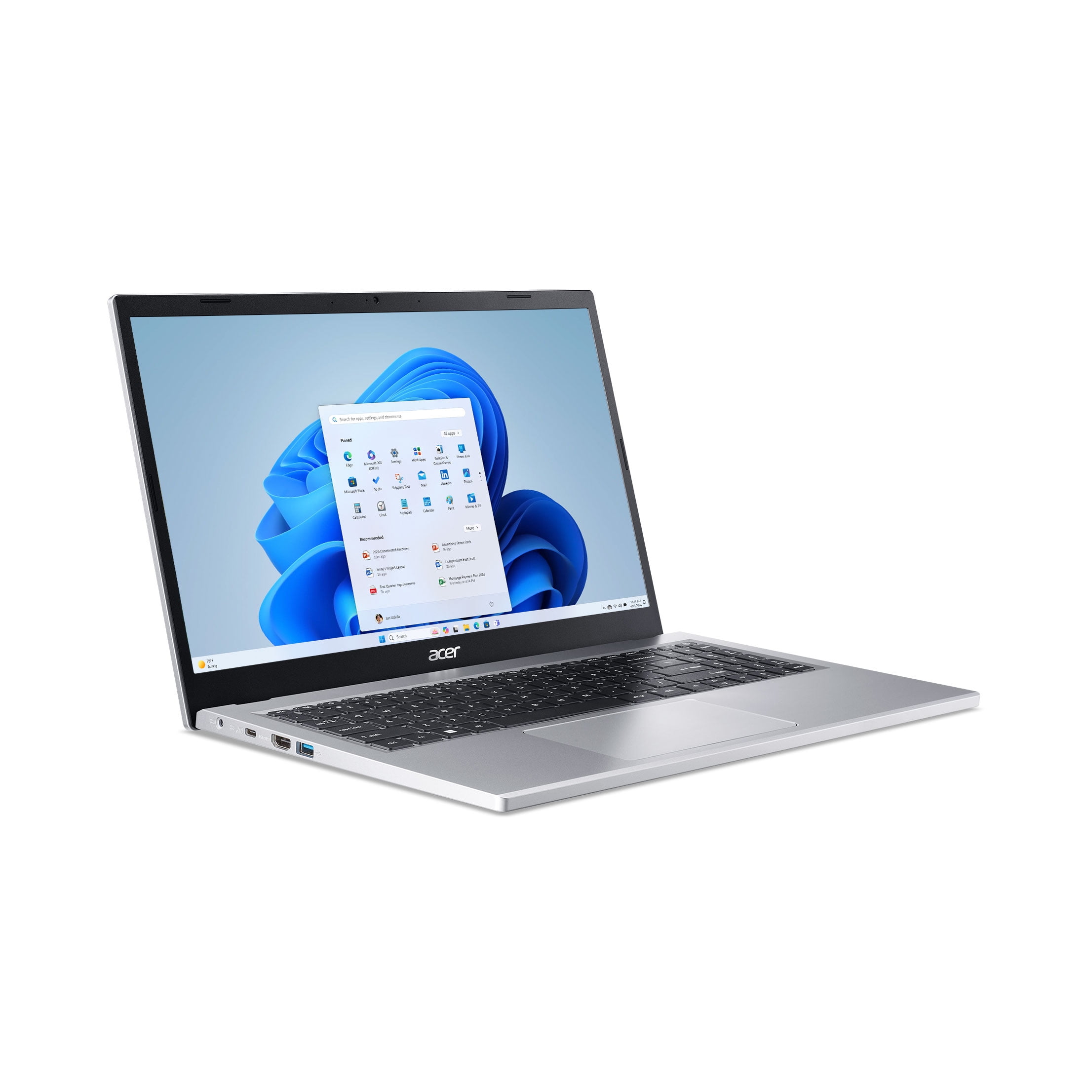 Acer Aspire 3 - 15.6" Notebook Full HD AMD Ryzen 5 7520U - 8 GB RAM 512 GB SSD - English Keyboard - Silver - A315-24P A315-24P-R2AG