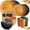 Colorful, variant on Michnild 32PCS Wheat Straw Dinnerware Sets,Kitchen Unbreakable Modern Plate/Dessert Plate/Cereal Bowl/Cup,Service for 8,Multicolor