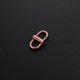 thumbnail image 1 of Hebilla de ajuste de cadena de bolsa de cola fina galvanizada Cadena de metal pequeña Hebilla de ajuste en forma de S Dispositivo de acortamiento de longitud de correa de hombro de bolsa, 1 of 3