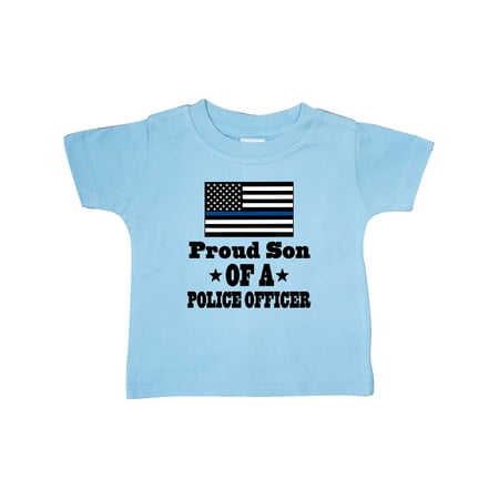 

Inktastic Police Officer Proud Son Law Enforcement Gift Baby Boy T-Shirt