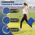 thumbnail image 3 of 2 Pcs Stadium Seat Cushions - Outdoor Seat Cushions for Bleachers Fashion & Portable Stadium Cushions with Decorative Strips Water-Repellent Stadium Seats for Outdoor Sports Events, 3 of 7