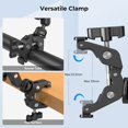thumbnail image 4 of SMALLRIG 22" Magic Arm w Clamp, Overhead Phone Mount, Flexible Desk Camera Mount, Articulating Friction Boom Arm w Thread Adapter, for POV Shot, Light, 4 of 9