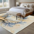 thumbnail image 4 of 5'x8' Area Rugs, Coastal Shell Indoor Outdoor Area Rug for Living Room Bedroom, Starfish Summer Beach Nautical Ocean Washable Bathroom Rugs Kitchen Floor Carpet Mats Home Decor Aesthetic, 4 of 8
