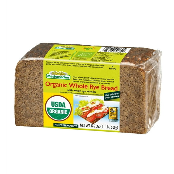 Mestemacher Organic Whole Rye Bread