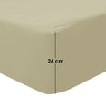 thumbnail image 4 of Juego de Sábana Platinum Castelog tela tipo bamboo individual Beige, 4 of 5