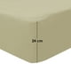thumbnail image 4 of Juego de Sábana Platinum Castelog tela tipo bamboo individual Beige, 4 of 5
