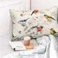 thumbnail image 4 of Pofeuu Little Birds Print Polyester Microfiber Plush Pillowcases, Super Soft and Cozy Pillow Case Covers with Envelop Closure（Pillow core not included）-20"x30", 4 of 6