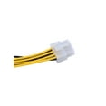 thumbnail image 4 of 4Pin Female To 8-Pin Male CPU Board Power Supply Converter Adapter Cable Yellow Black 20cm/7.87in, 4 of 11