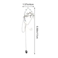 thumbnail image 2 of WHAMVOX 1Par Pendientes Clip on Con Creativo Tassel Y Aleación Resistente Multicolor, 2 of 7