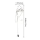 thumbnail image 2 of QUMIIRITY 1Par Ear Clips Multicolor Con Delicado De Tassel Para Complemento, 2 of 7