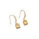 thumbnail image 1 of Pendientes de diamantes de imitación Qarigey 1 par color amarillo, 1 of 6