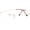 Gold, variant on Agstum Flexible Optical Hingeless Gold Eyeglasses Titanium Rimless Glasses Frames for Men Women