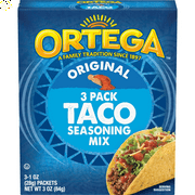 Ortega Seasoning Mix, Taco, 3 Ounce Packaging may vary