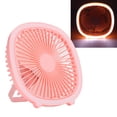 thumbnail image 1 of Ventilador de Escritorio Ajustable Ventilador Colgante Portátil Recargable de bajo Ruido con Luz LED para Acampar en la Oficina en el Hogar ANGGREK  Otros, 1 of 8