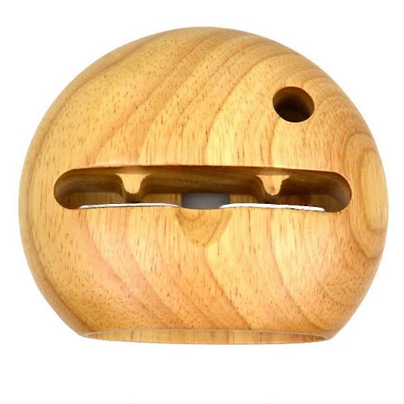 1 Pc Wooden Phone Speaker Stand Creative Mobile Phone Rack Polished Loudspeaker
