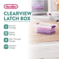 thumbnail image 2 of Organizador de almacenamiento Sterilite ClearView Latch Box, 15 cuartos de galón, paquete de 24, 2 of 9
