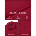 thumbnail image 5 of sogami Men's Stretch Dress Shirt Wrinkle Free Button Down Shirt Business Casual, 5 of 7