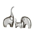 thumbnail image 2 of Figura de cerámica Elefante Estatua Decoración Regalo Colección Escultura Animal para Plata, 2 of 9