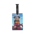 thumbnail image 6 of Balery Elephant Sits Print Durable Luggage Tags with Secure Strap, Personalized Travel ID Tags for Suitcases, Bags, and Backpacks - Easy Identification for Men and Women, 6 of 8
