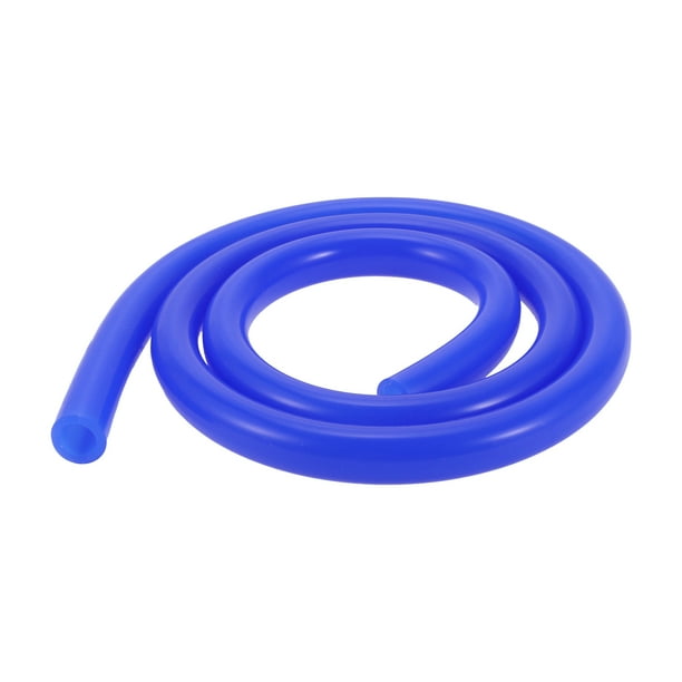 Manguera de vacío de silicona Unique Bargains 130PSI Presión máxima Alta temperatura Línea de vacío automotriz Azul 1 Pcs 4Ft 1/2" 12mm ID 3mm Grosor