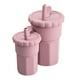 thumbnail image 2 of botella de paja,Taza de silicona para sorber,tazas de alimentación,taza de entrenamiento,Vaso de entrenamiento de silicona Vasos para aprender a beber,Vaso de Silicona con Recién Rosa, 2 of 8