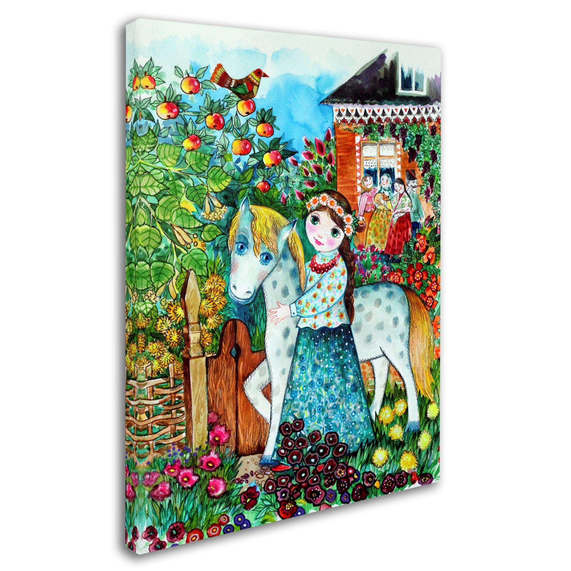 Trademark Fine Art 'Russian Summer' Canvas Art by Oxana Ziaka