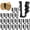 24PCS-2''X6'' Joist Hanger, variant on 48PCS 2''X8'' Joist Hanger Carbon Steel Powder Coated Hardware Bracket