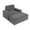 Gray, variant on Aukfa 43 inch Chaise Lounge w/ 2 Cupholders, Storage Ottoman, Plush Chair Bed for Living Room, Green