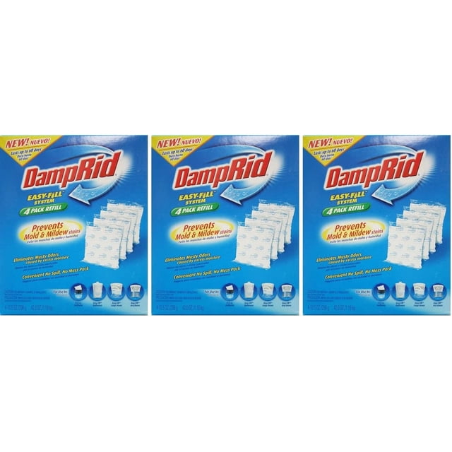 Recarga para Absorbedor de Humedad DampRid 1,19 kg Paquete de 3